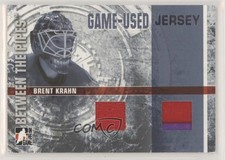 2006-07 ITG Between the Pipes Game-Used Jersey Silver Brent Krahn #GUJ-43