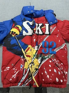NWT Polo Ralph Lauren Downhill Ski 92 Puffer Goose Down Jacket Large - AUTHENTIC - Picture 1 of 4