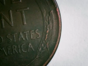 1955 Lincoln Wheat Cent-Die Crack thru wheat - Picture 1 of 3