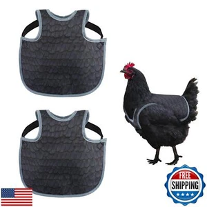 MYWSN Chicken Saddle for Hens Lightweight Chicken Apron and Back Protector wi - Picture 1 of 5