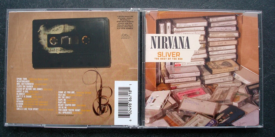 Nirvana – Sliver/The Best Of The Box (2005) 22 rare tracks compilation - Bild 1 von 1