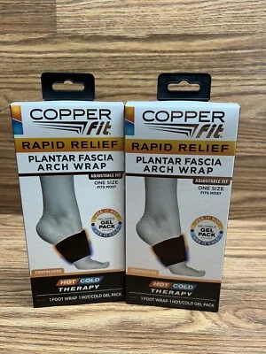 Copper Fit Unisex Arch Rapid Relief Plus with Gel Pack, Adjustable Fit -ONE SIZE - Image 1 of 4