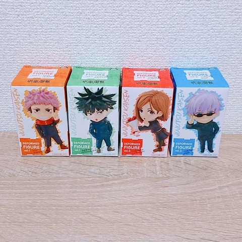 JUJUTSU KAISEN deformed figure Vol.1 & Vol.2 Complete set of 4 items New Japan Cover