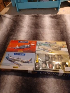 1/72 SCALE SPITFIRE MK XVI -P 38- AIRACOBRA MODEL KITS COLLECTION BY HELLER NIB - Picture 1 of 7