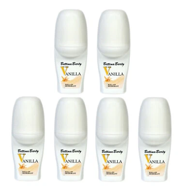 Bettina Barty Vanilla Roll On Deodorant 6 Stück je 50 ml OVP