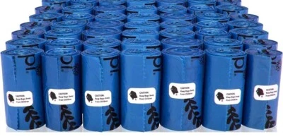 Dog Waste Bags - 43 Rolls, 860 Count Blue Poo Bags EPI Extra Thick Poop - Image 1 of 4
