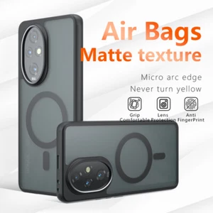 For Honor 200 Pro, Luxury Magnetic Anti-slip Matte Bumper Soft Rubber Cover Case - Picture 1 of 14