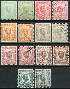 SELLOS ANTIGUOS MONTENEGRO 1898 Príncipe Nicolás I - Colores Nuevos - SIN USAR más USADOS - Imagen 1 de 2