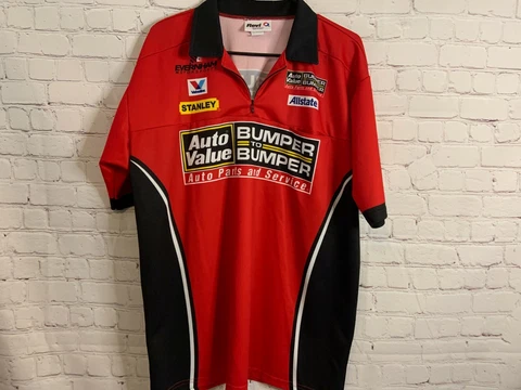 Evernham Motorsports Auto Value Auto Parts Pit Crew Shirt Size XL Cover