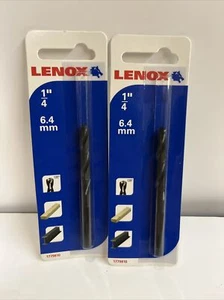 Lot Of 2 Lenox Tools 1779810 3.25-Inch Pilot Drill Bit for Hole Saw Arbors - Picture 1 of 4