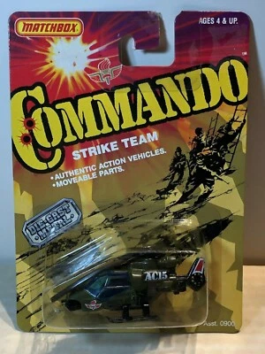 MATCHBOX MB46 MISSION HELICOPTER COMMANDO STRIKE TEAM ON BLISTERCARD - Image 1 of 3