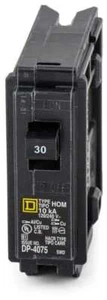 New Square D Homeline HOM130CP HOM130 1P 30 Amp 120/240V Plug In Circuit Breaker - Picture 1 of 1