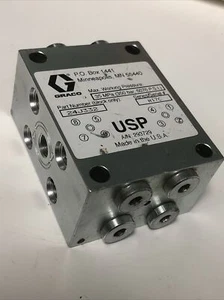 GRACO TRABON USP 8 PORT Divider Valve 24J333 / 350 Bar WP - Foto 1 di 4
