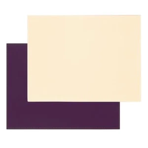 Juego de manteles rectangulares 40x30 cm ciruela / marfil DUO Freeform - Imagen 1 de 2