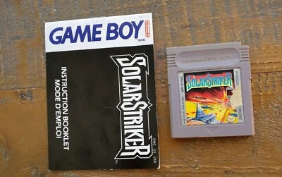 ✹ SOLAR STRIKER ✹ NINTENDO GAME BOY GAME W/ BOOK ✹ AUTHENTIC - Image 1 of 4