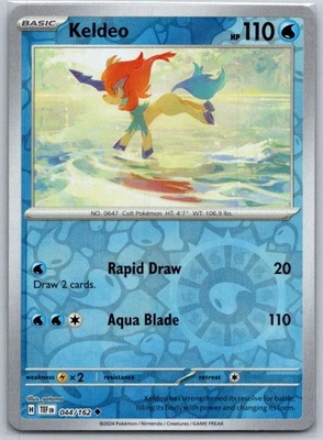 Keldeo 044/162 Reverse Holo SV05: Temporal Forces NM - Image 1 of 2