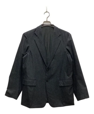 LOEFF      × BEAUTY&YOUTH              Custom-made wool gabardine box jacket gra - Image 1 of 4