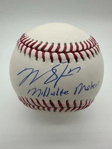 Mike Trout “Millville Meteor” Signed Inscribed Major League Baseball MLB Holo - Picture 1 of 4