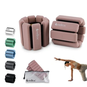 Weighted Bangles – Adjustable Ankle and Wrist Weights for Women & Men – Set o... - Picture 1 of 8