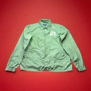 polo ralph lauren Men’s Green Coach Military Olive Jacket Size Medium - Picture 1 of 8