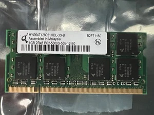 HYS64T128021HDL-3S-B HYS64T128021HDL 3S B 1GB DDR2-667 (PC2-5300) Original - Picture 1 of 2