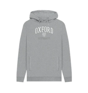 PREMIUM OFFICIAL Oxford University Crest Unisex Hoodie Marl - Picture 1 of 3