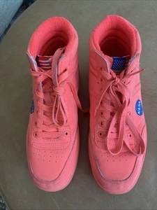 Space Nasa Schuhe Retro Hi Top; Koralle; Damengröße 7 - Bild 1 von 7