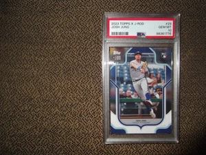 2023 TOPPS X J-ROD BASEBALL JOSH JUNG RC #29 PSA 10, Rookie! - Picture 1 of 2