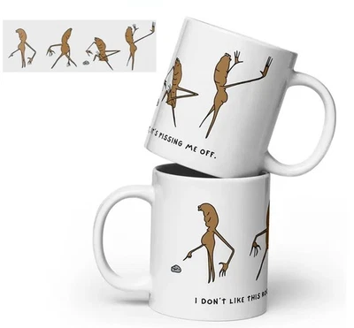 Marcus the Worm Mug - Funny Marcus the Worm Mug Gift, Funny Mug - Image 1 of 4