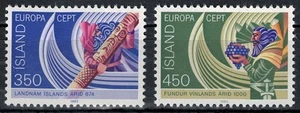 ISLANDA 1982 Europa 2v MNH** - Picture 1 of 1