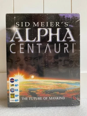 Sid Meier's Alpha Centauri PC CD-ROM Big Box Game Firaxis / EA 1999 Brand New - Image 1 of 4