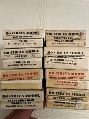 Simmons HO Circus Models Lot Of 8 - Image 1 of 4