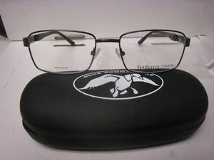 VAN HEUSEN BRILLENGESTELL Style S370 CSM GUNMETAL 55-18-145 mit generischem Etui - Bild 1 von 6