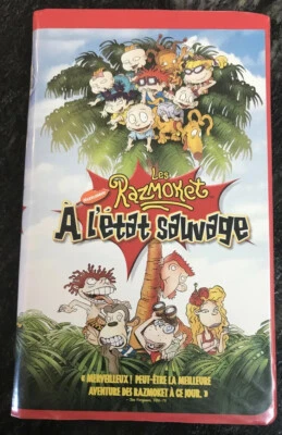 Rare Rugrats (in fench) Les Razmoket à l'état sauvage (VHS clam shell) tested - Image 1 of 4