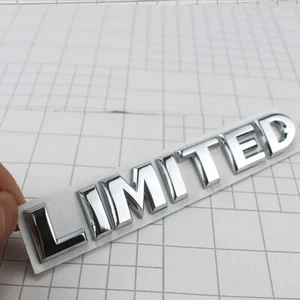 1x Chrome LIMITED Logo Badge Sticker Emblem Decal Decorative Car Accessories - Foto 1 di 8