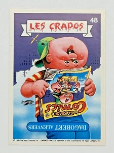 1988 Topps Garbage Pail Kids LES CRADOS #48 Dagobert Alenvers Upside Down Donald - Picture 1 of 2