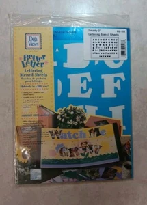 C-Thru DejaViews Lettering Stencil Sheets - Smarty 2" - BL105 - NEW Scrapbooking - Picture 1 of 5