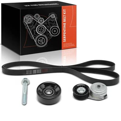 3x Serpentine Belt Drive Component Kit for GMC Savana 1500 Yukon K1500 Suburban - Image 1 of 4