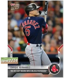 2021 Topps Now Enrique Hernandez #976 - Picture 1 of 1