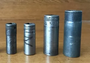 Snap On 3/8" DR 12 point Deep Socket SFS220 11/16" SFS200 5/8" SFS160 1/2" SF140 - Picture 1 of 26