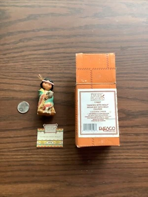 Figura Amigos de la Pluma "Bailando con Lobo" 1994 Niño Con Lobo 115657  Foto 1 de 4