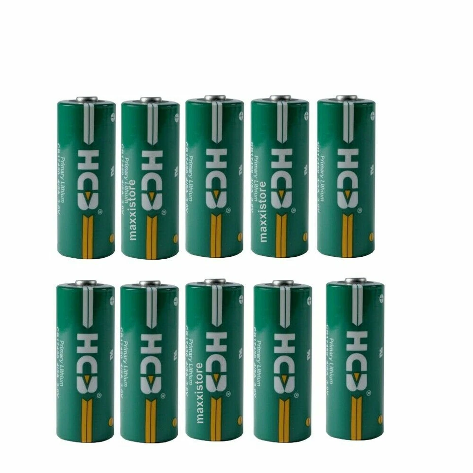 Hcb 10 pezzi Batteria al Litio CR17450 3,0V 2200mAH 4/5A High Power type