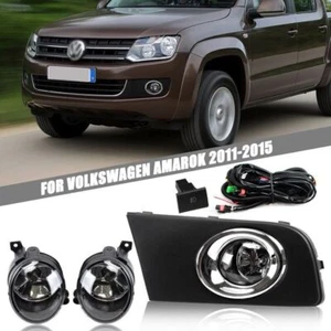 For VW Amarok 2011-15 Halogen Fog Light Bumper Frame Cover Daytime Running Light - Picture 1 of 9