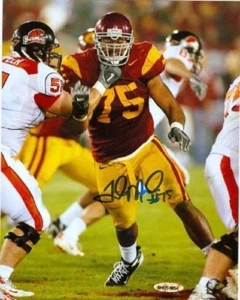 FILI MOALA Rookie Autograph 8x10 USC Trojans Photo UDA - Picture 1 of 1