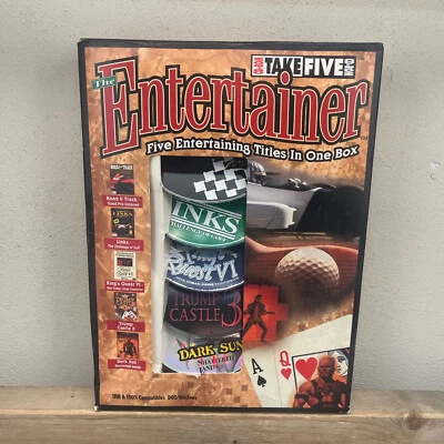 Take Five 'The Entertainer' 5 Games Box Big Box PC Game Windows/DOS 1995 - Image 1 of 4