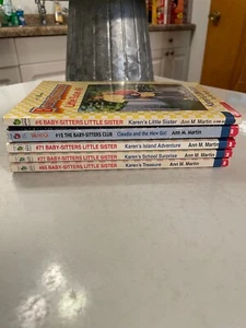 Baby-Sitters Club Paperback Books Lot of 5 Ann M. Martin - Picture 1 of 8