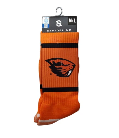 NCAA University Oregon State Beavers Premium Strideline Athletic  Crew Socks Cover