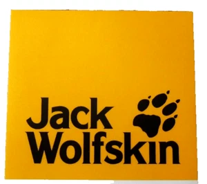 OEM Jack Wolfskin Outdoor Aufkleber, Sticker, Decal - 9,5x10,3cm - Picture 1 of 2