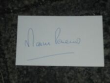MARTIN PETERS - ENGLAND    FOOTBALLER  - WORLD CUP INDEX CARD SIGNED. (2) 