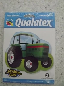 GREEN TRACTOR XL GLOBO DE ALUMINIO 34 IN (86 CM) FELIZ CUMPLEAÑOS FIESTA GRANJA - Imagen 1 de 1